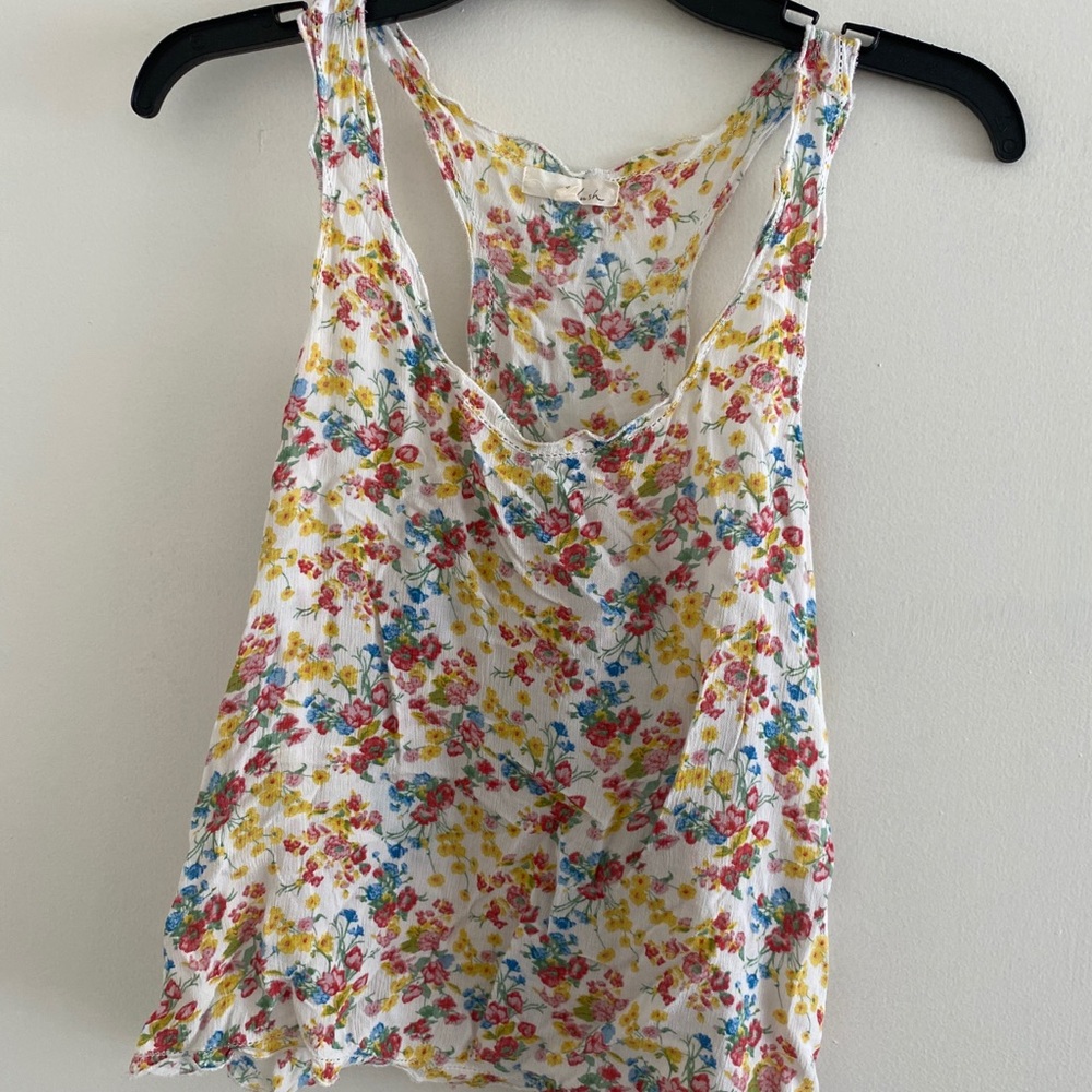 Floral tank top